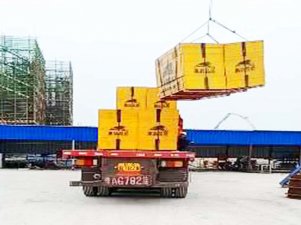 上海建工項(xiàng)目張總見(jiàn)證黑豹建筑木模板品質(zhì)